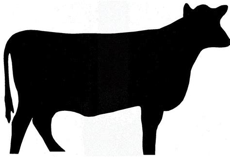 Cow Silhouette | Free Download Clip Art | Free Clip Art | on Clipart ...