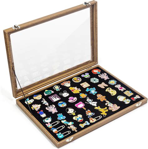 Amazon.com - Enamel Pin Display Frame, Pin Display Shadow Box,Enamel ...
