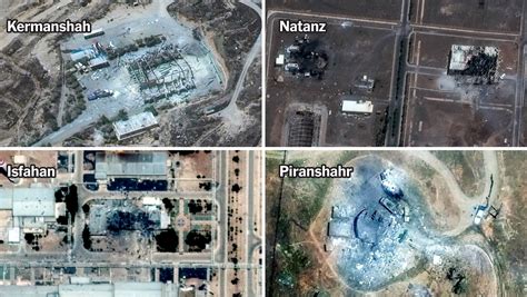 Maps: See Where Israeli Strikes Damaged Iranian Nuclear and Military ...