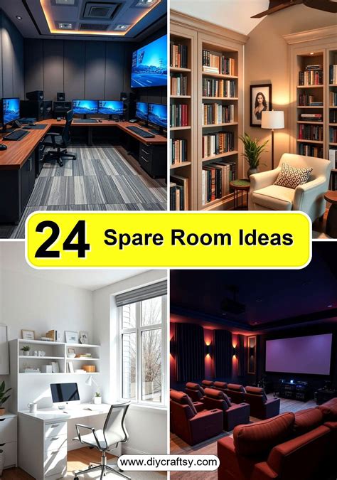 24 Innovative Spare Room Ideas to Maximize Space