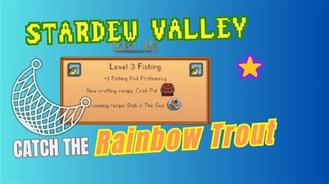 Rainbow Trout in Stardew Valley (Good pond fish) - YouTube