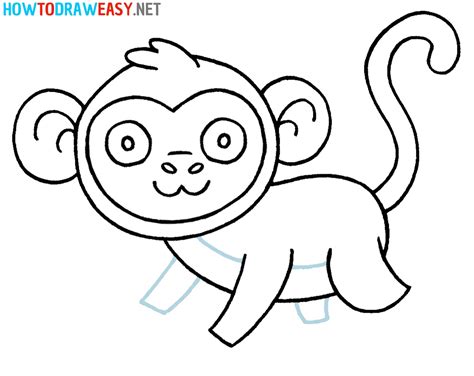Image result for How to Draw a Simple Monkey
