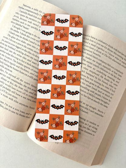 Floral Bats Bookmark – Bookish Things By Su and So