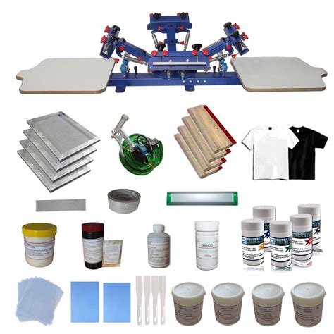 Techtongda 4 Color Screen Printing Press with India | Ubuy