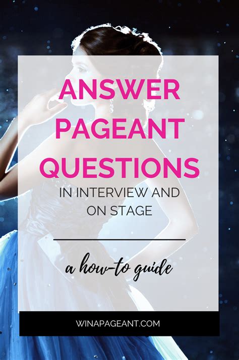 Image result for Pageant Questions