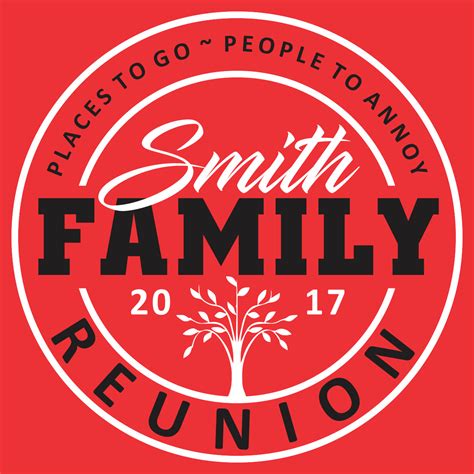 Family Reunion Shirt Design Template - Social Media Template