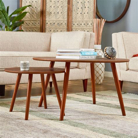 Buy Stafford 2-Piece Coffee Table and End Table Set - Brown from Home ...