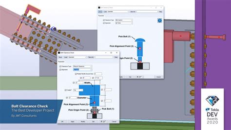 Tekla API Tutorial 的图像结果