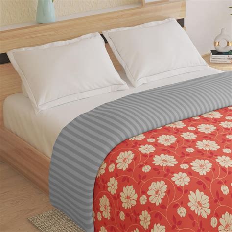 Buy Pacific Juniper Floral Printed Double Comforter from Home Centre at ...