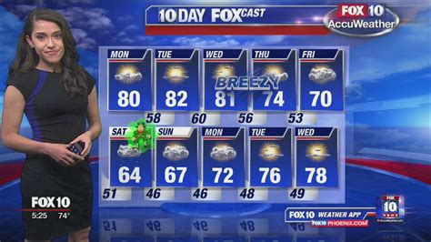 5pm Weather Forecast - 3/11/18 | FOX 10 Phoenix