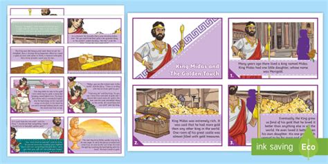 King Midas Story Cards