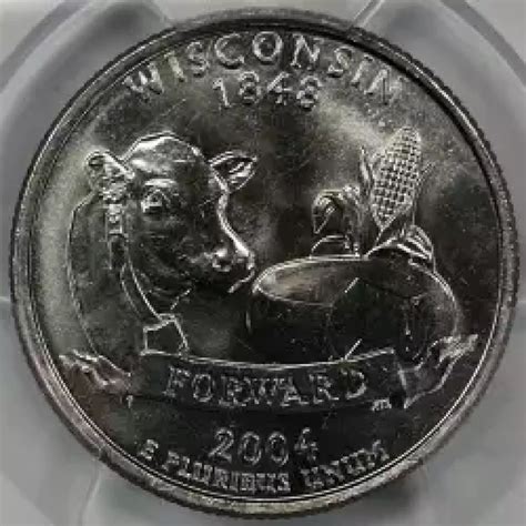 2004-D State Quarter PCGS MS-65 Wisconsin - Extra Leaf Low - Old Pueblo ...