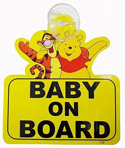 Vadda Baby On Board Sleeping Child/Baby Vehicle Decal, Window Hanging ...