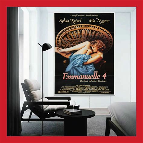 Repro Toile Affiche Cinema Film Poster Photo Emmanuelle 4 1984 Sylvia ...