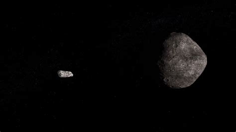 每秒6.6公里！NASA宇宙飞船正撞击小行星，场面很壮观_凤凰网视频_凤凰网