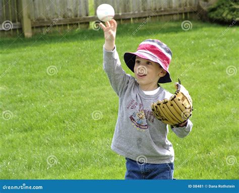 Child Throwing Ball Stock Image - Image: 8481