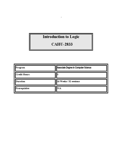 Logic Course PDF 的图像结果