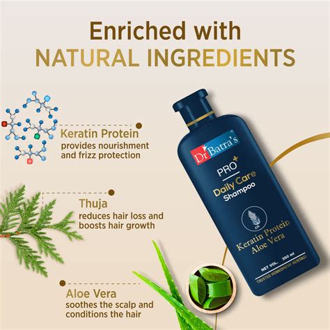 Dr Batra's PRO+ Daily Care Mild Shampoo | Sulphate and Paraben Free ...
