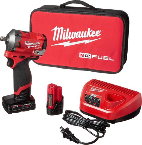 Milwaukee M12 FUEL Stubby 1/2" Impact Wrench Kit (Model 2555-22) User Manual