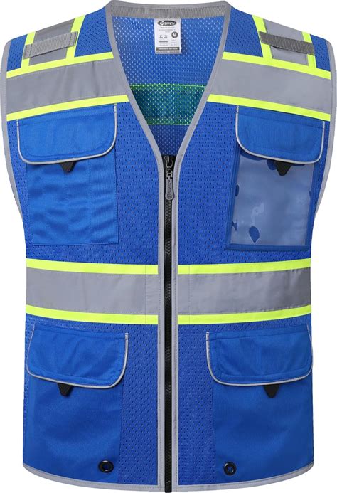 JKSafety Hi-Vis Safety Vest for Men&Women High Visibility Reflective ...