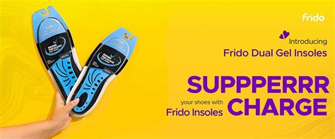 Buy Frido Dual Gel Heavy Duty Trimmable Insoles, For Loose Shoes or ...