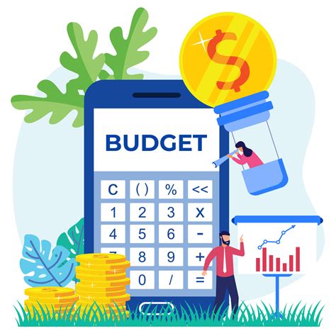 Illustration vector graphic cartoon character of budget 5908222 Vector ...