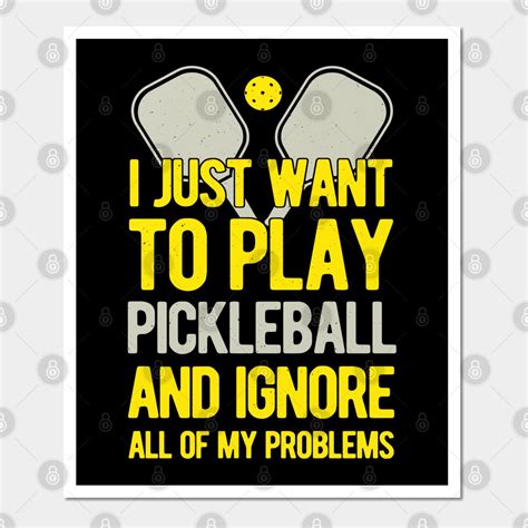 Funny Pickleball Memes and Art Prints