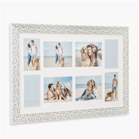 Buy Photomontage wooden Rectangular Photoframes - Silver - 70 cm L x 43 ...