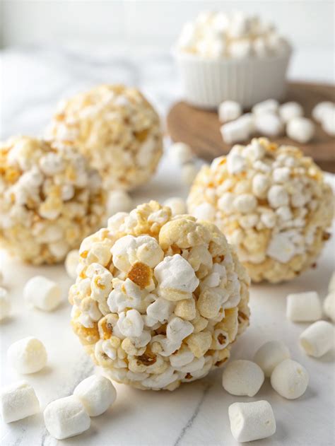 Easy Marshmallow Popcorn Balls - Recipe High