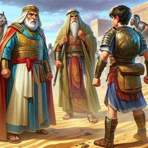 1 Samuel 17:55 Artwork | Bible Art