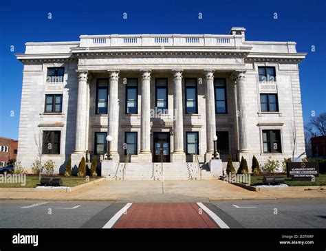 Graham, North Carolina. Alamance county court house Stock Photo - Alamy