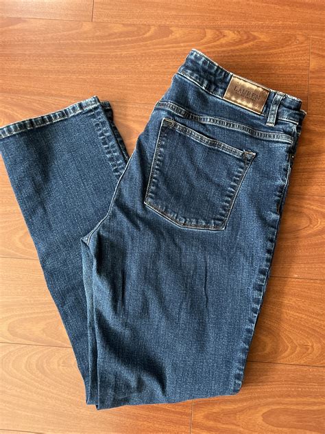 Polo Ralph Lauren Womens Denim Pants Size 16 Straight… - Gem