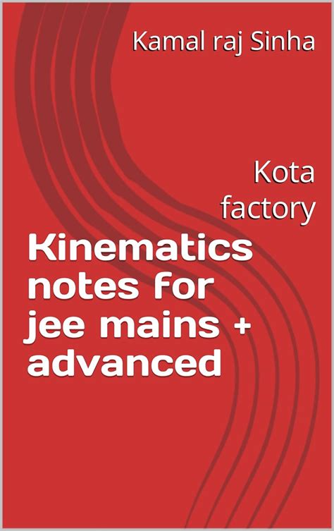 Kinematics notes for jee mains + advanced : Kota factory eBook : Sinha ...