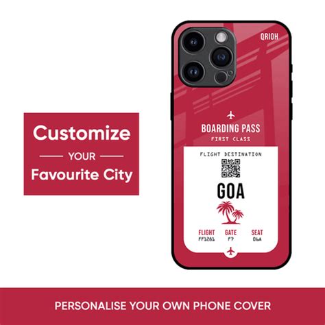 City Collection Custom Glass Back Cover - Flat 35% Off On Personalised ...