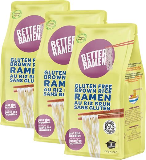Rice Noodles - Gluten Free Ramen Noodles - Ramen Brown Rice Noodles ...