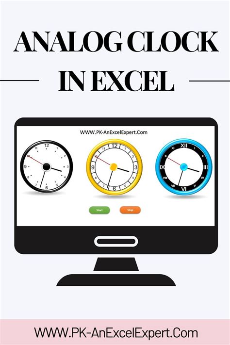 How to Add a Clock in Excel 的图像结果