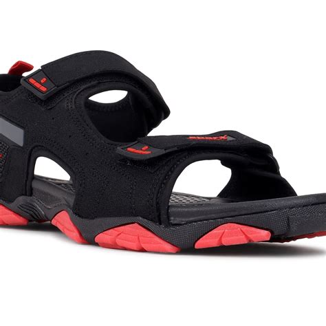 Sparx Black Red Sandals for Men SS-685 | Sandals & Slippers Online ...