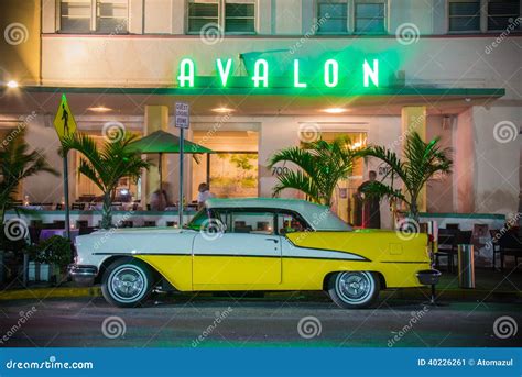 Avalon South Beach Miami editorial photo. Image of vintage - 40226261