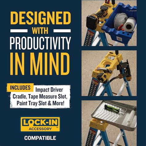Werner FS100 8-ft ( 12-ft Reach Height ) Fiberglass Type 1 - 250 lbs ...