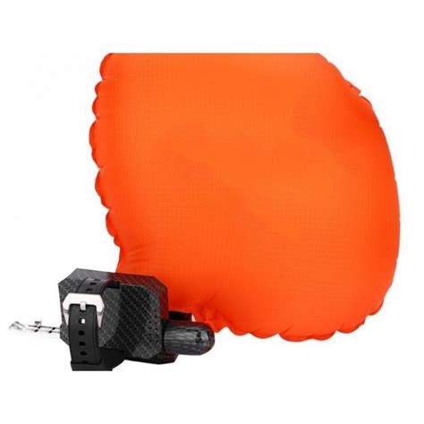 Portable Inflatable Flood Control Emergency Rescue Bracelet Papaya Orange