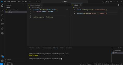 Create Modules in Node.js 的图像结果