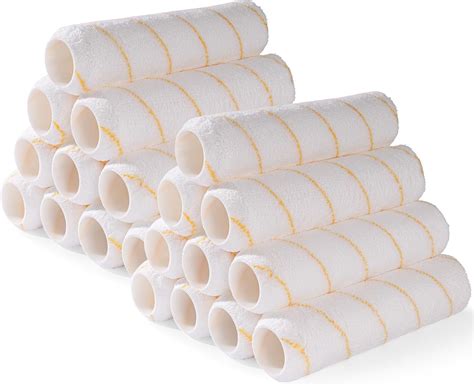 Amazon.com: HANJKINZ 9 Inch Microfiber Paint Roller Covers, 20 Pack ...