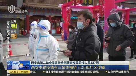 西安市第二轮全员核酸检测筛查发现阳性人员127例：自12月9日以来 陕西已累计报告本土确诊病例149例_凤凰网视频_凤凰网