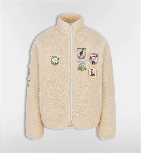 Dior Mountain Fleece Ivory Technical Fleece | DIOR