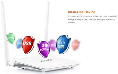 (Open Box) TENDA 300Mbps wireless D303N ADSL 2+ 3G modem 300mbps Wirel ...