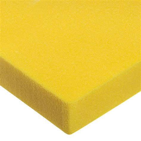 Yellow Cross-Linked Polyethylene Foam Sheet - 4 lbs / cu. ft. - 1/2 ...