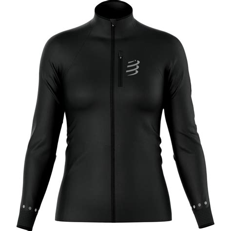 Compressport Hurricane Windproof Jacket Women - black | BIKE24