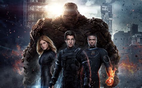 Fantastic Four 2015 HD Wallpaper - Epic Team Pose