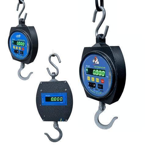 GKI Poultry - 200kg/50g Dual Display Mini Crane Scale Portable Digital ...
