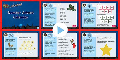 LKS2 Number Advent Calendar PowerPoint